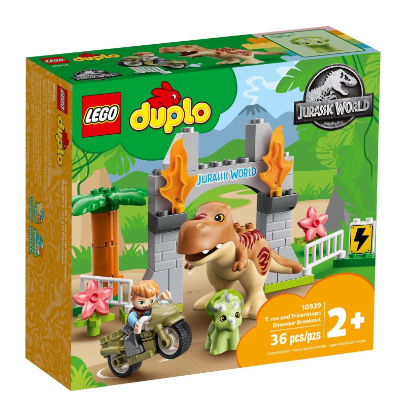T. rex and Triceratops Dinosaur Breakout